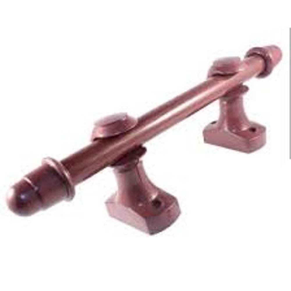 Kit Varão 1,50 Metro para Cortina 28mm Mogno