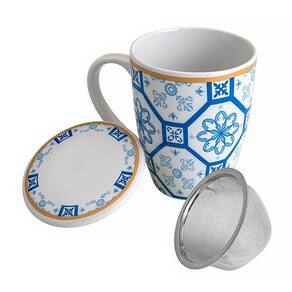 Caneca de Porcelana Braga Super White com Tampa e Filtro 310ml 2279 - Lyor