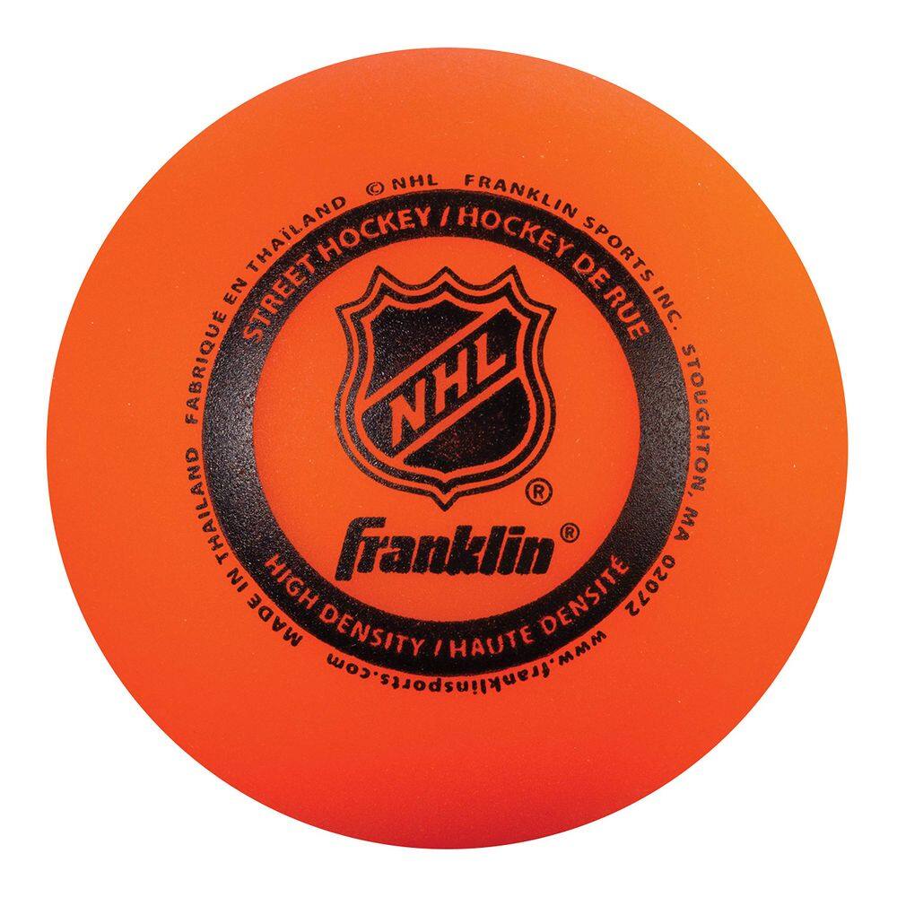 Pacote com 3 bolas de hóquei de rua Franklin Sports Low Bounce