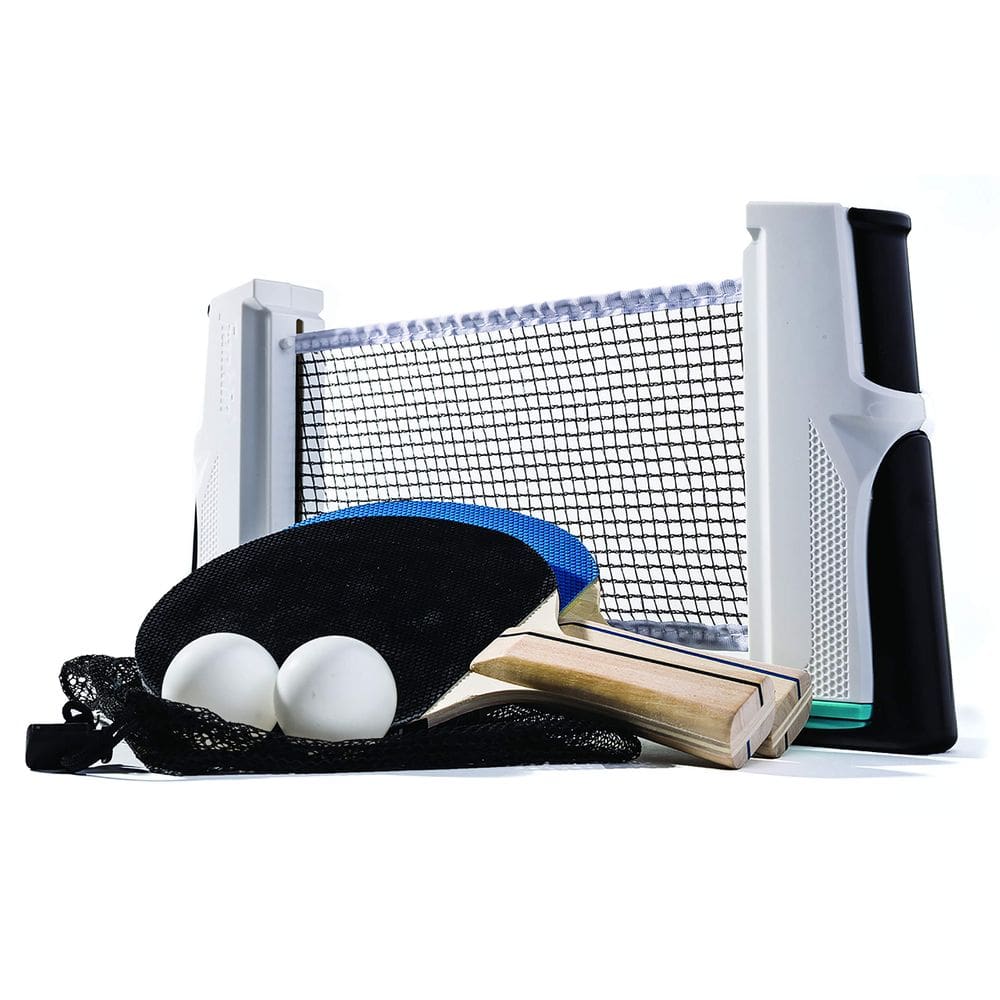 Conjunto de tênis de mesa Franklin Sports Anywhere com pás e bolas