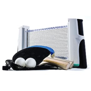 Conjunto de tênis de mesa Franklin Sports Anywhere com pás e bolas