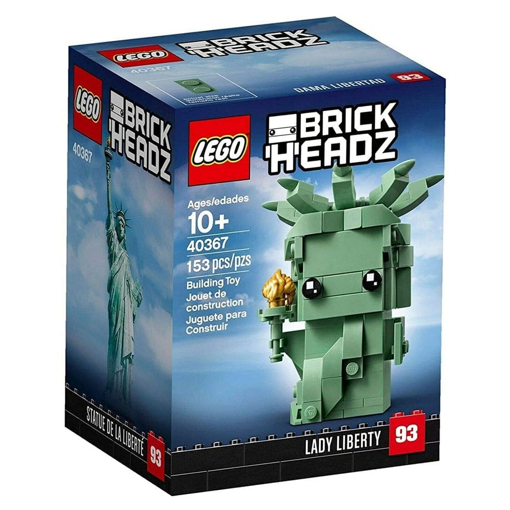 Brickheadz LEGO 40367 Estátua da Liberdade Lady Liberty 153 unidades