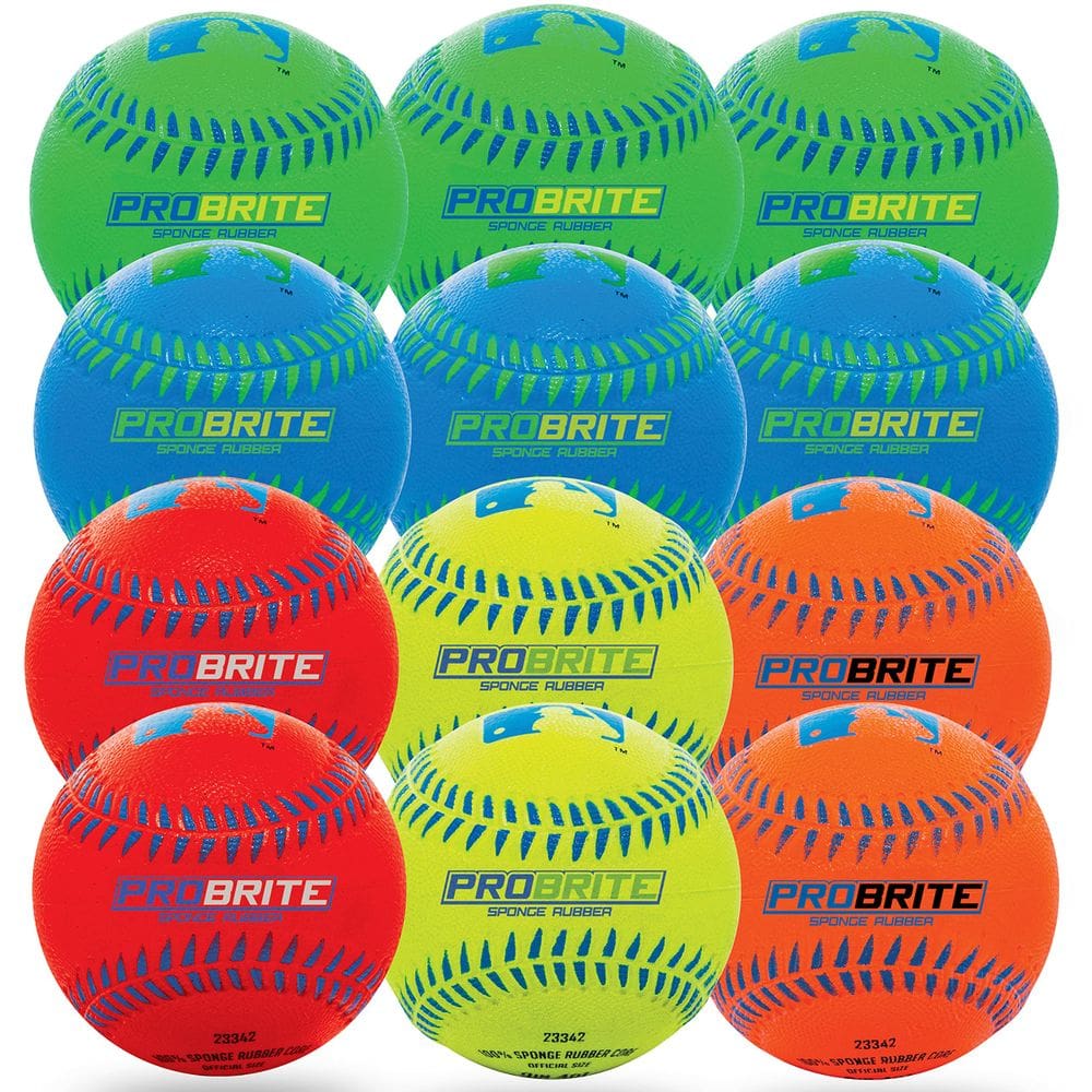 Teeball Franklin Sports Pro Brite Neon Rubber MLB Youth