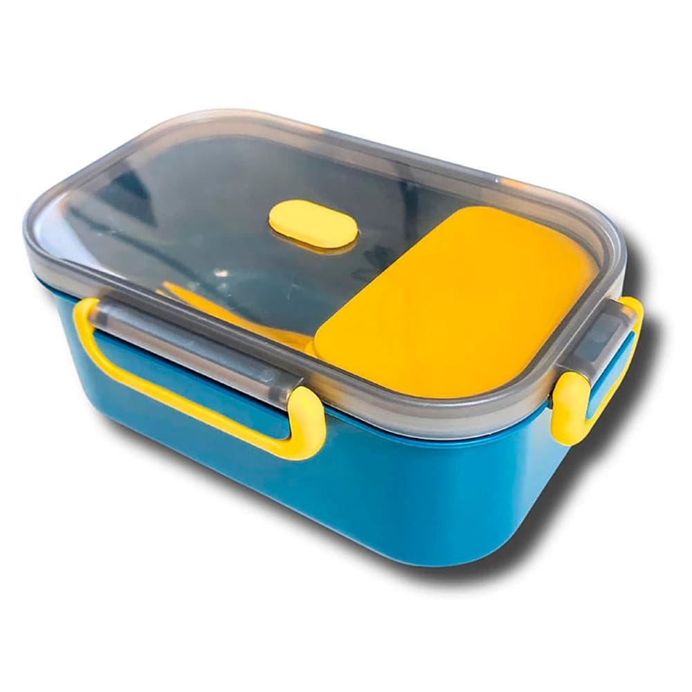 Marmita com Talheres 13x20x7,5cm Azul CK6205 - Clink