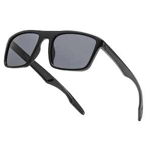 Óculos De Sol Masculino Preto Clássico Polarizado Com Proteção UV