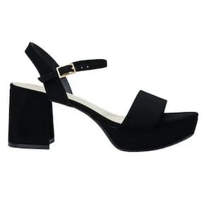 Sandália Feminina Nobuck Meia Pata Salto Bloco T5021-334