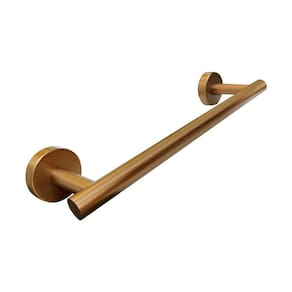 Toalheiro De Rosto Redondo Inox Rose Gold Escovado