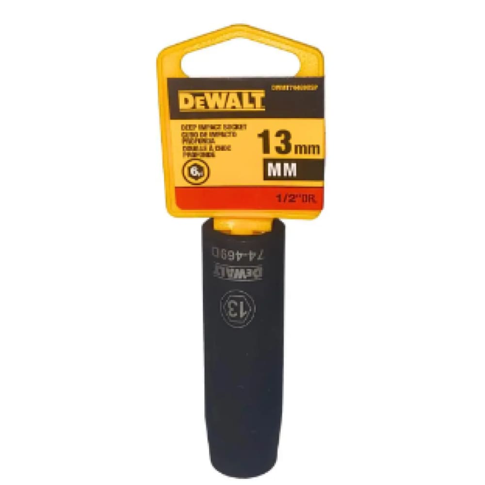 Soquete de Impacto 1/2` Longo 13mm DEWALT DWMT74469OSP