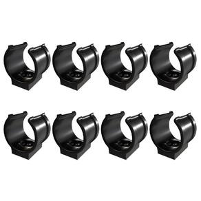 Kit 8 Abraçadeira Impacto Cano Tubo 25Mm 3/4`` Preta Estrela