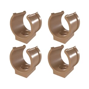 Kit 4 Abraçadeira Impacto Cano 25Mm 3/4`` Marrom Estrela