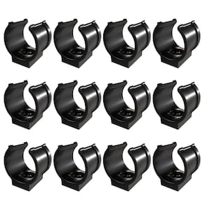 Kit 12 Abraçadeira Impacto Cano 20Mm 1/2`` Preta Estrela