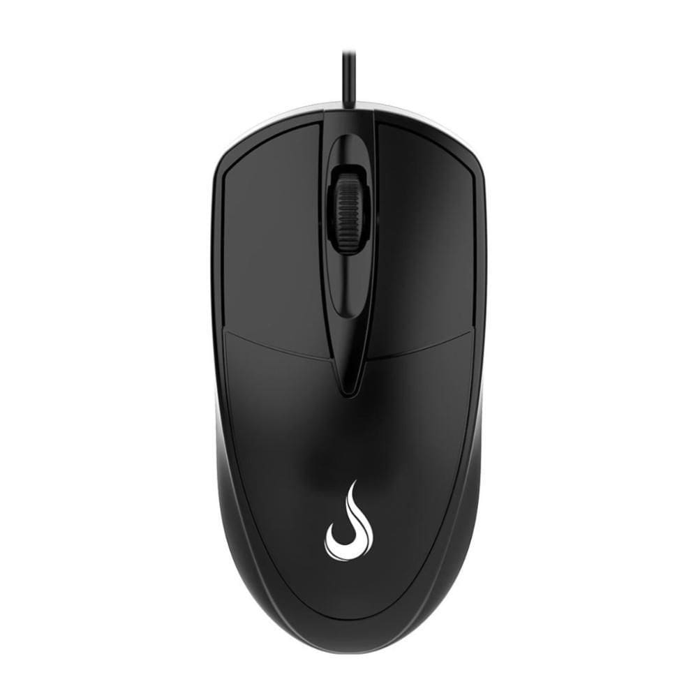 Mouse Usb Rise Mode Of 01 - 3200Dpi - Preto - Rm-Mo-01-Fb