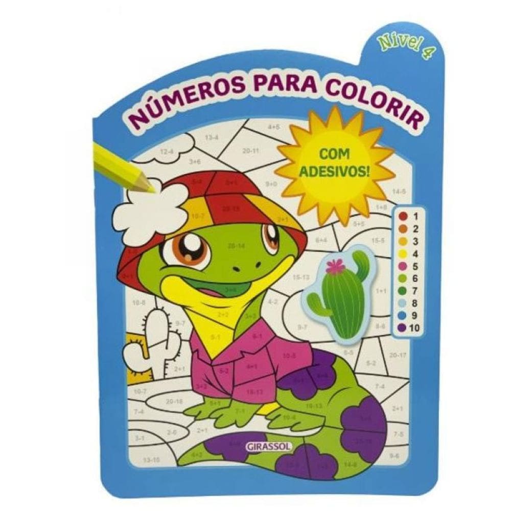 Números Para Colorir Nível 4