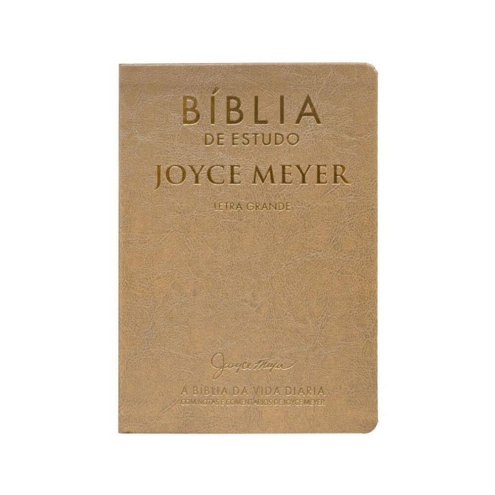 Biblia Estudo Jm - Dourada - Grande
