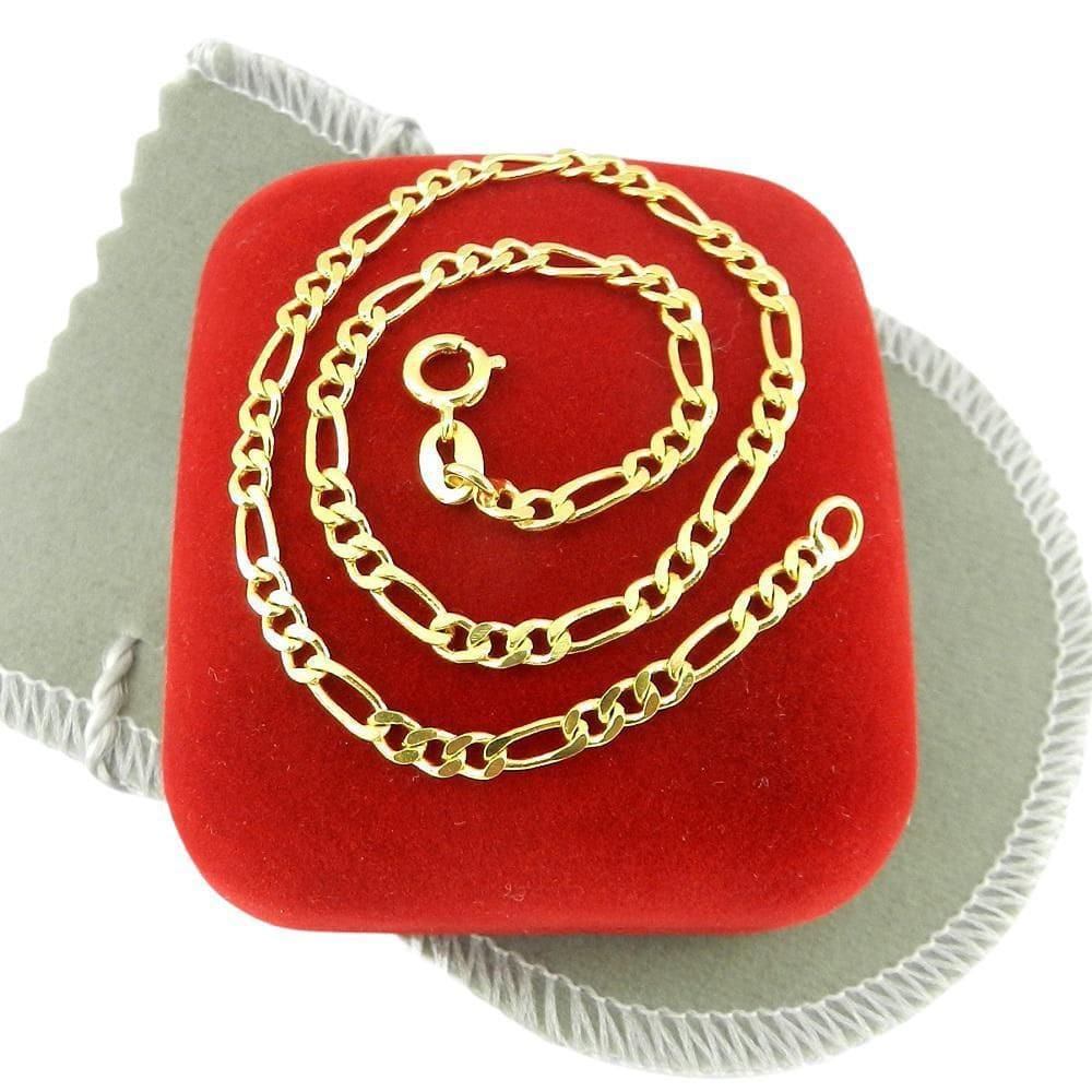 Pulseira Masculina 24Cm 3Mm Largura Folheado Ouro Pl475G