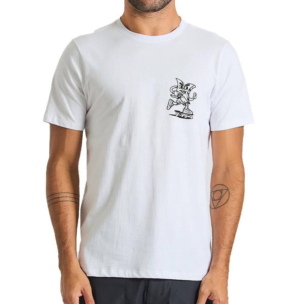 Camiseta Hurley Make SM25 Masculina Branco