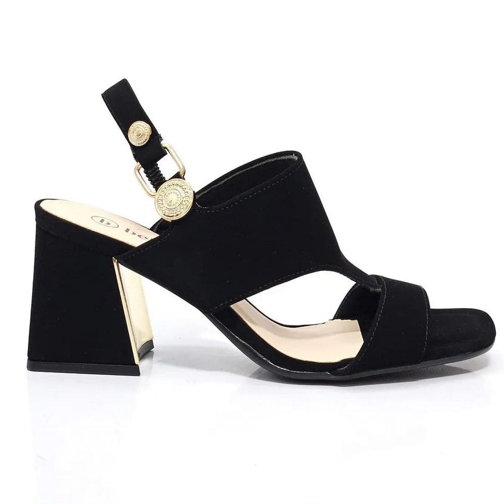 Sandália Feminina Bebece Nobuck Salto Bloco T6049-102