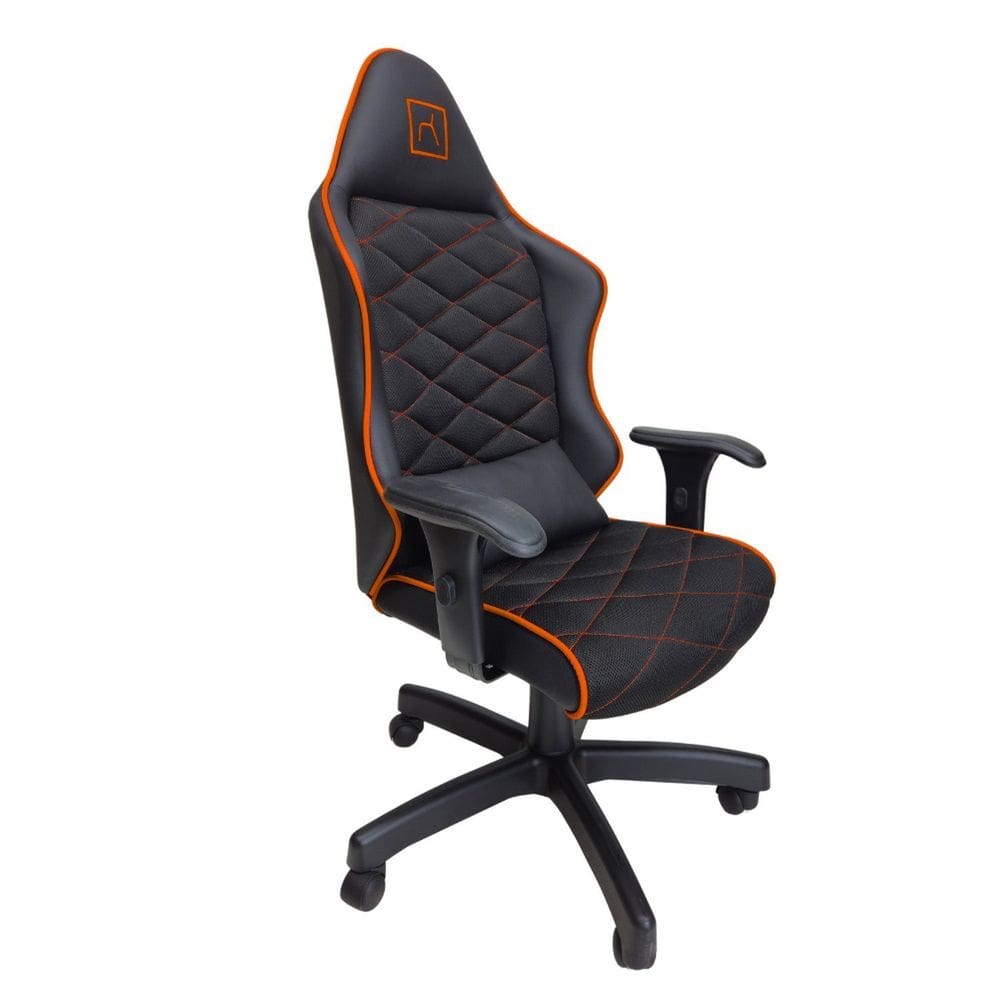 Cadeira para Escritório Gamer 126cm X 66cm X 46cm Laranja