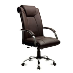 Cadeira de Escritório Luxury Presidente 115cm X 62cm X 49cm Marrom