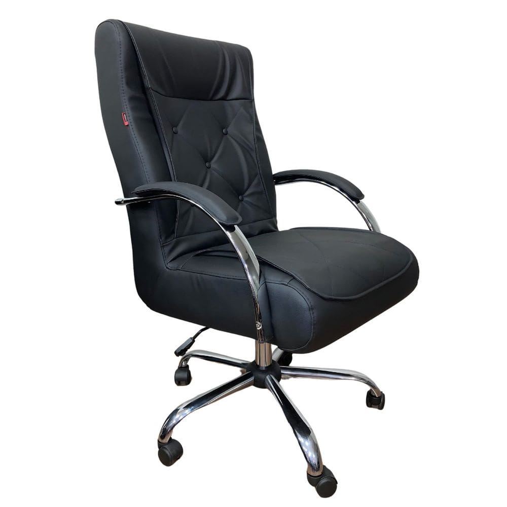 Cadeira para Escritório Presidente Stylus 110cm X 63cm X 61cm Preto