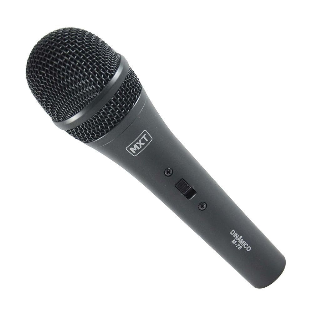 Microfone Dinamico Mxt M-78  Com Fio
