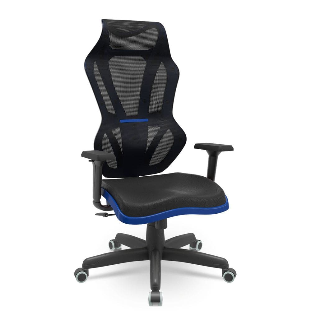 Cadeira para Escritório Vizon Dz Ajustaveis Azul