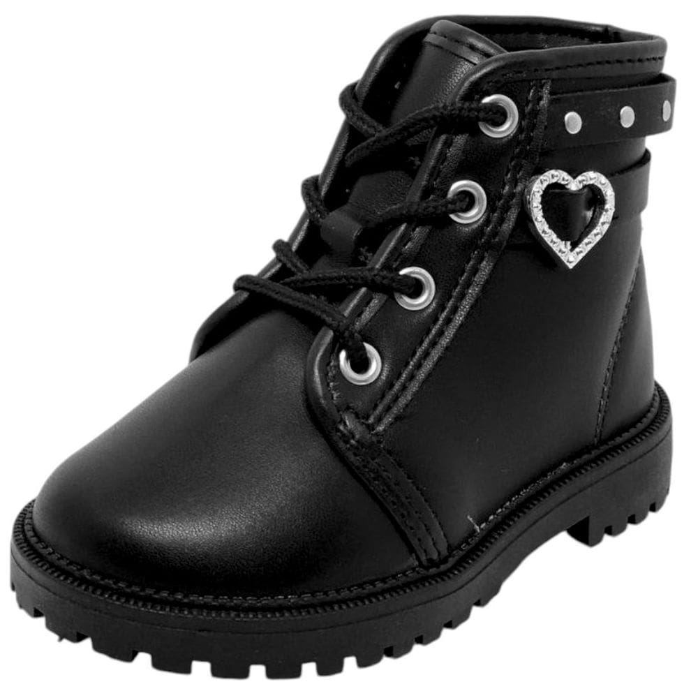 Bota Coturno Infantil Menina Conforto Moderna Molekinha