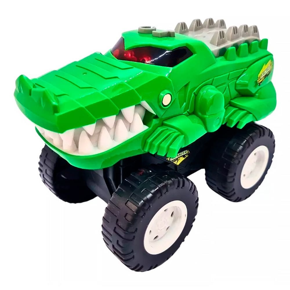 Carro Monster Jacaré com Luz e Sons DMT6329 - DM Toys