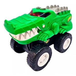 Carro Monster Jacaré com Luz e Sons DMT6329 - DM Toys