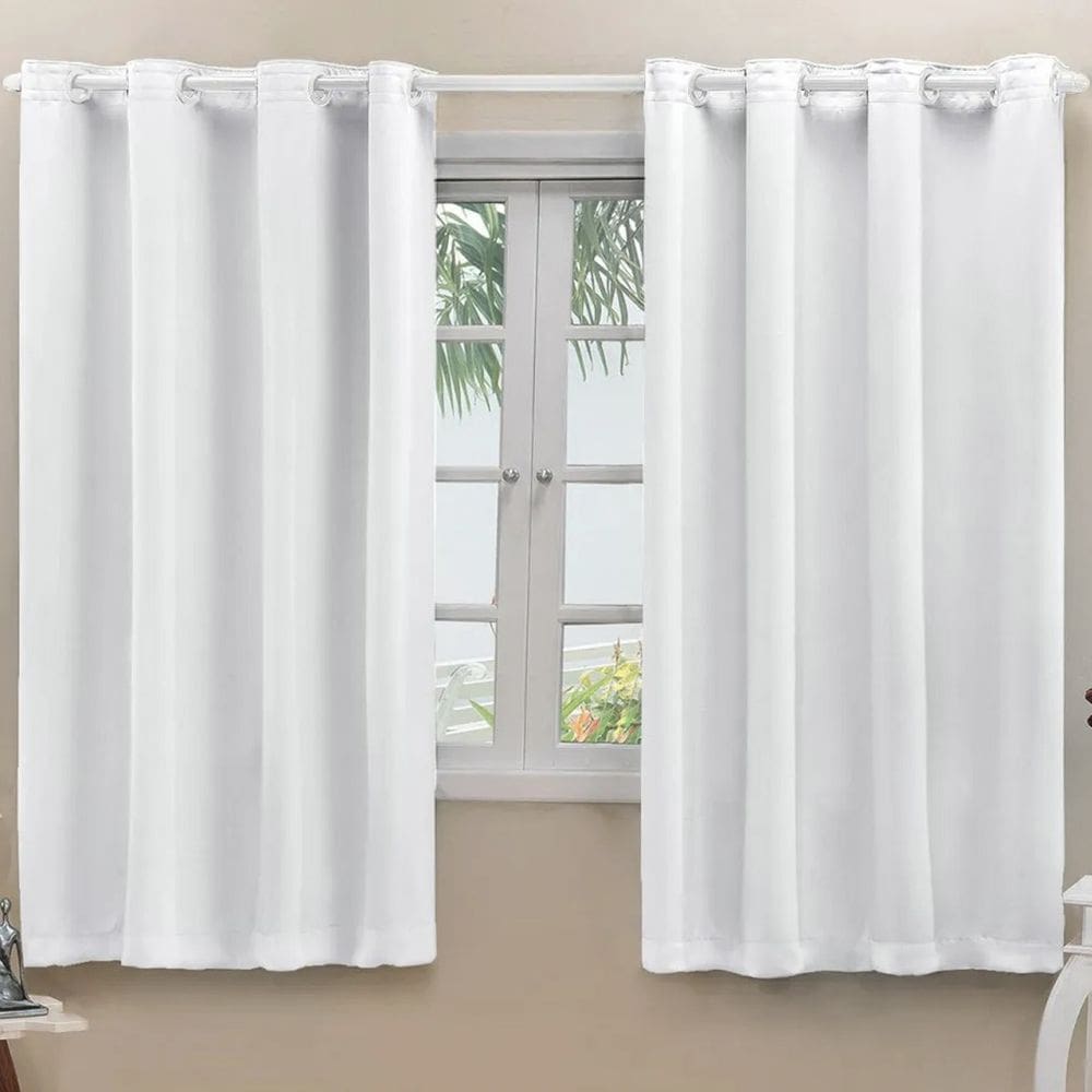 Cortina Blackout Tecido 100% Corta Luz Comfort 3,00m x 1,70m - Branco Bella Janela