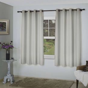 Cortina Blackout Tecido 100% Corta Luz Comfort 3,00m x 1,70m - Natural Bella Janela