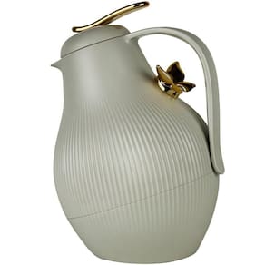 Garrafa Térmica De Mesa Daphne Cinza Café Chimarrão Leite 1l
