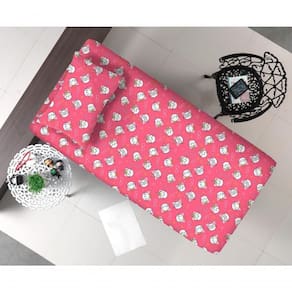 Jogo De Cama Infantil Estampado Solteiro 2 Peças - Kids - Gatocórnio Pink