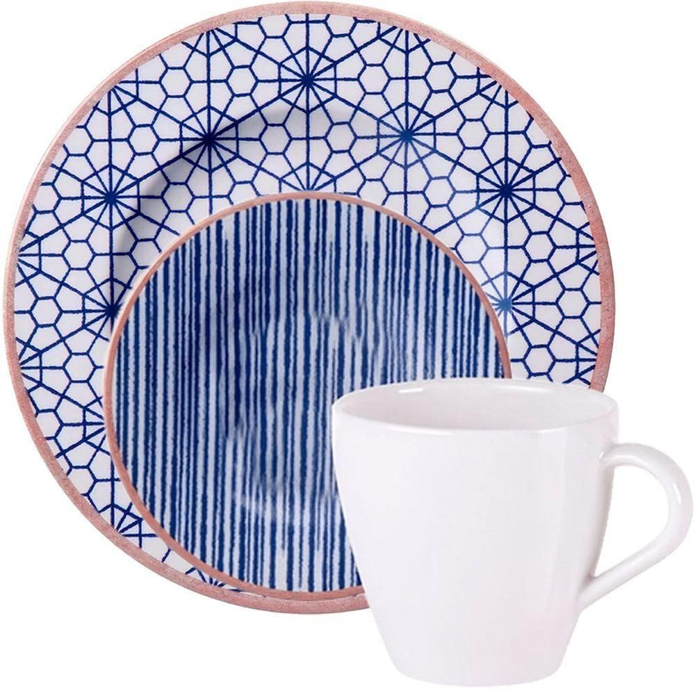 Kit Jogo Café Lanche 12 Pessoas 24peças Abstratta Tramontina