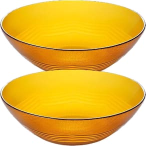 Kit 8 Tigela Sobremesa Pequena Bowl âmber Em Vidro De 600ml
