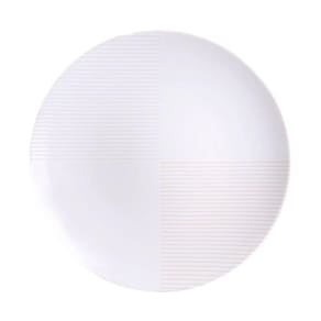 Prato Raso 28cm Grid Porcelana Estampado Tramontina