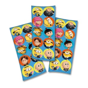 Adesivo Decorativo Meu Malvado Favorito 4 - 3 Cartelas x 10 Adesivos