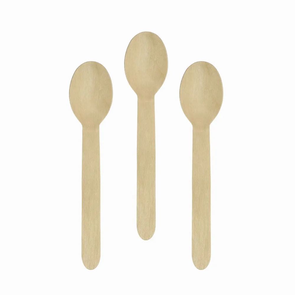 Talheres de Madeira Adorno - 10cm - 25 Unidades