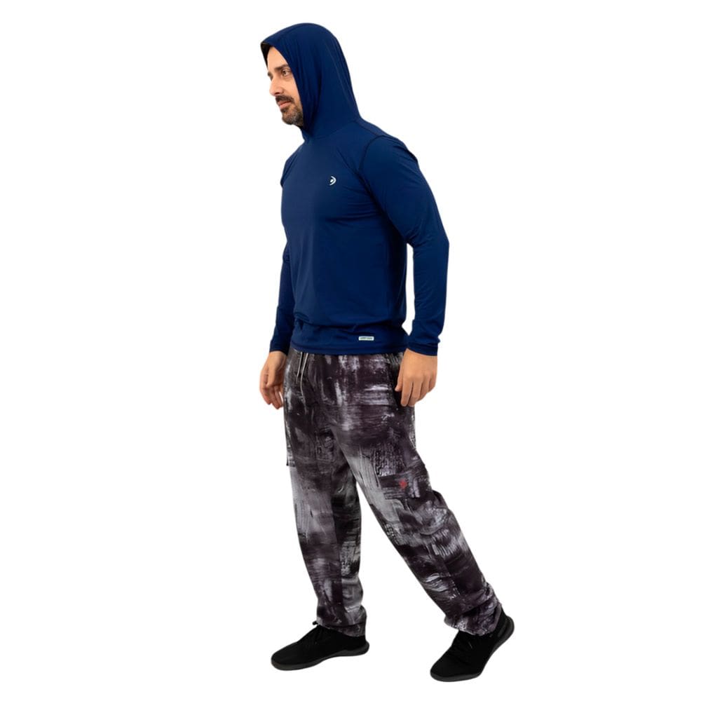 Calça Esportiva Masculina Fishing Co. Fator Proteção Solar UV50+ Grafite Pesca
