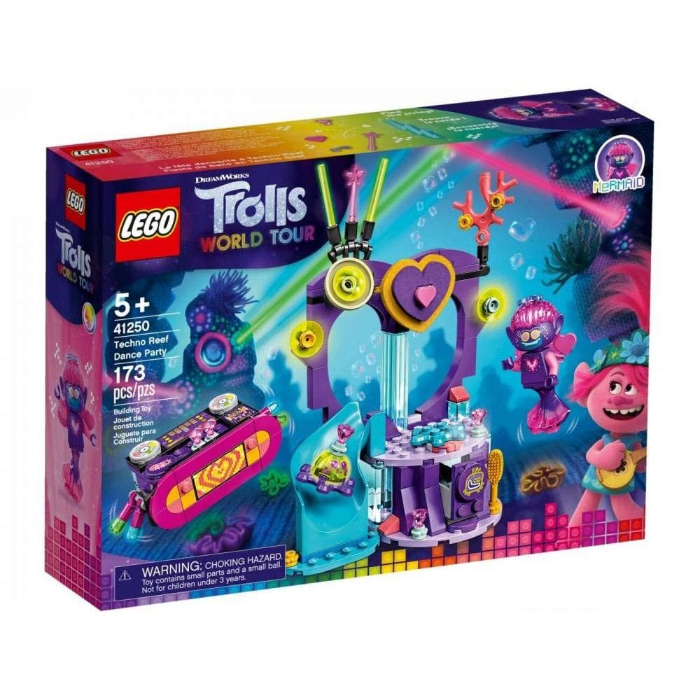 Kit de construção LEGO Trolls World Tour Techno Reef Dance Party