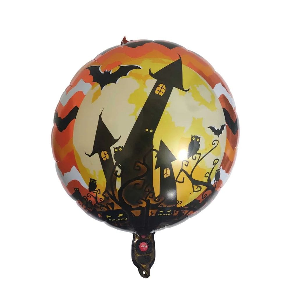 Balão Metalizado Halloween Estampado - 18 Polegadas