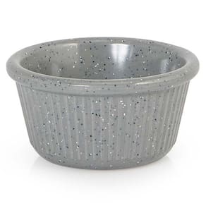 Tigela Ramekin Gourmet Mix Melamina 60 ml Cinza Stone