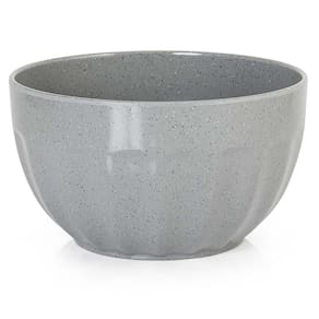 Bowl Redondo Melamina Gourmet Mix 2,4 Litros Cinza Stone