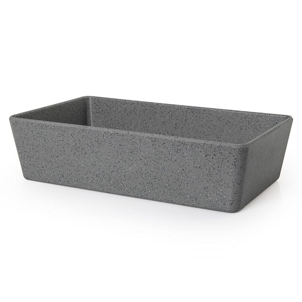 Travessa Buffet 1/4 Goumet Mix 65mm Cinza Stone