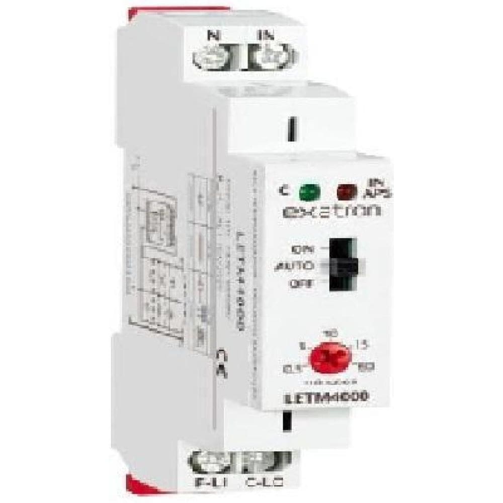 Relé Temporizador 100-240V 30s-60min LEDs Verde/Vermelho