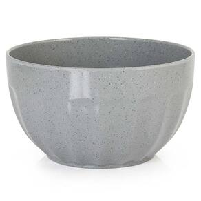 Bowl Redondo Melamina Gourmet Mix 4,7 Litros Cinza Stone