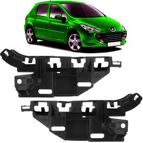 Par 2 Guia Parachoque Dianteiro Peugeot 2009