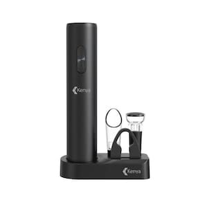 Kit Abridor Elétrico 5 Peças Kenya Preto