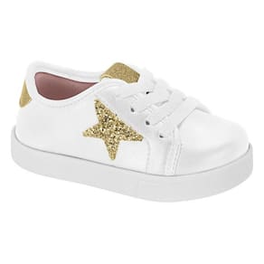 Tenis Infantil Molekinha Napa Estrela Gliter 2118.580