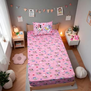 Jogo de Cama Infantil 2 Peças Portallar Disney